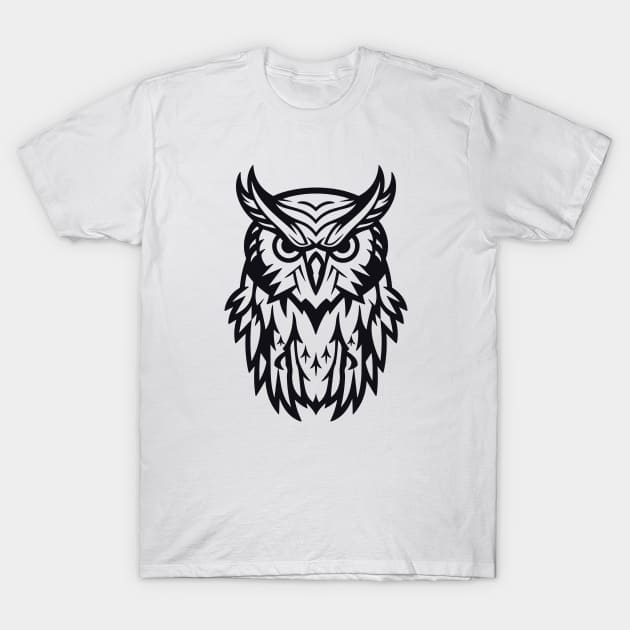 Owl Bird Animal Freedom World Wildlife Wonder Vector Graphic T-Shirt by Cubebox